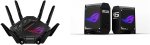 ASUS ROG Rapture GT-BE98 PRO Quad-Band WiFi 7 Gaming Router and GT6 AX10000 Tri-Band WiFi 6 Gaming Mesh System Bundle
