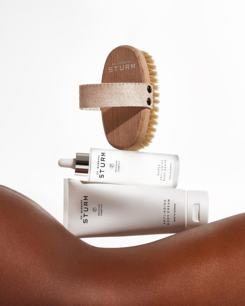 The Body Brush, Medium, Dry Brush for Body with Natural Bristles, Luxury Skincare By Dr. Barbara Sturm : Beauty  Personal Care