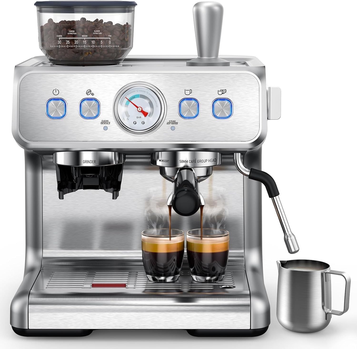 cowsar-espresso-machine-with-grinder-2025-upgraded-espresso-machine-15-bar-expresso-machine-with-milk-frother-steam-wand