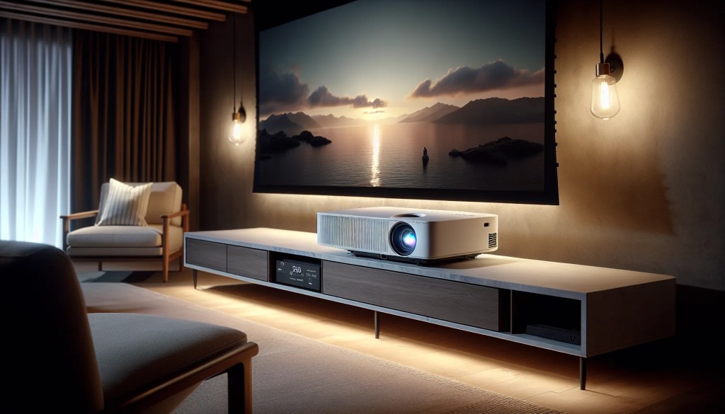 Optoma CinemaX P2 White Smart 4K UHD Laser Projector for Home Theater | Lumens Superior Image with Laser 6-Segment Color Wheel | Ultra-Short Throw | Built-In Soundbar | Works w/ Alexa Google Optoma CinemaX P2 White Smart 4K UHD Laser Projector for Home Theater | Lumens Superior Image with Laser 6-Segment Color Wheel | Ultra-Short Throw | Built-In Soundbar | Works w/ Alexa Google
